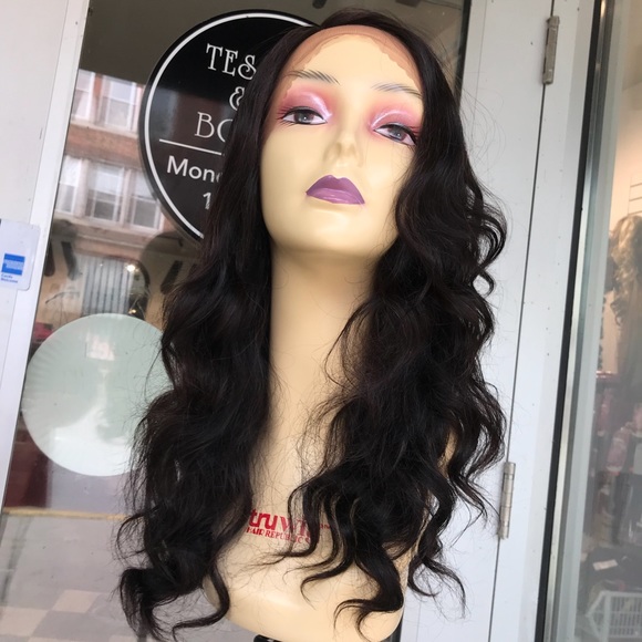 Human hair wig Deep Wave 20 Inch 180 density main image 5